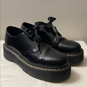 Dr. Martens | 1461 Smooth Leather Platform Shoes (US Women - 8)